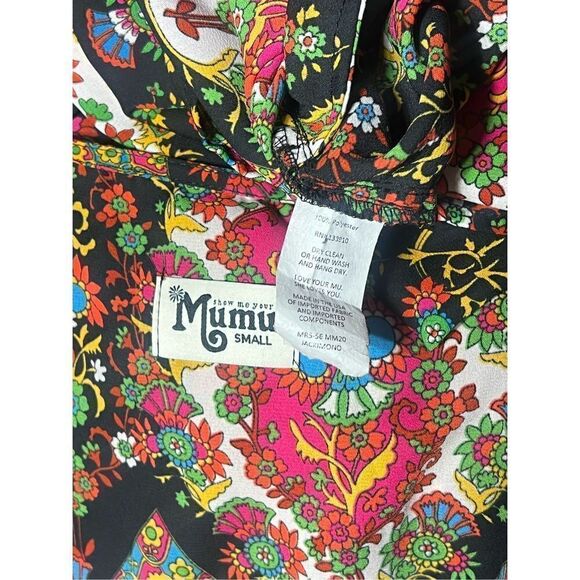 Show Me Your Mumu Long Sleeve Floral Shrug, Tunic Top Small - Picture 5 of 5